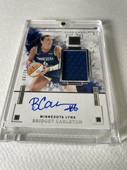 2025 Impeccable Elégance Jersey Auto Bridget Carleton #EJA-BC Blue /99 LYNX🌟