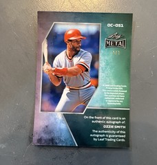 2026 Leaf Metal Ozzie Smith #OC-OS1 Super Prismatic Gold Auto 1/1