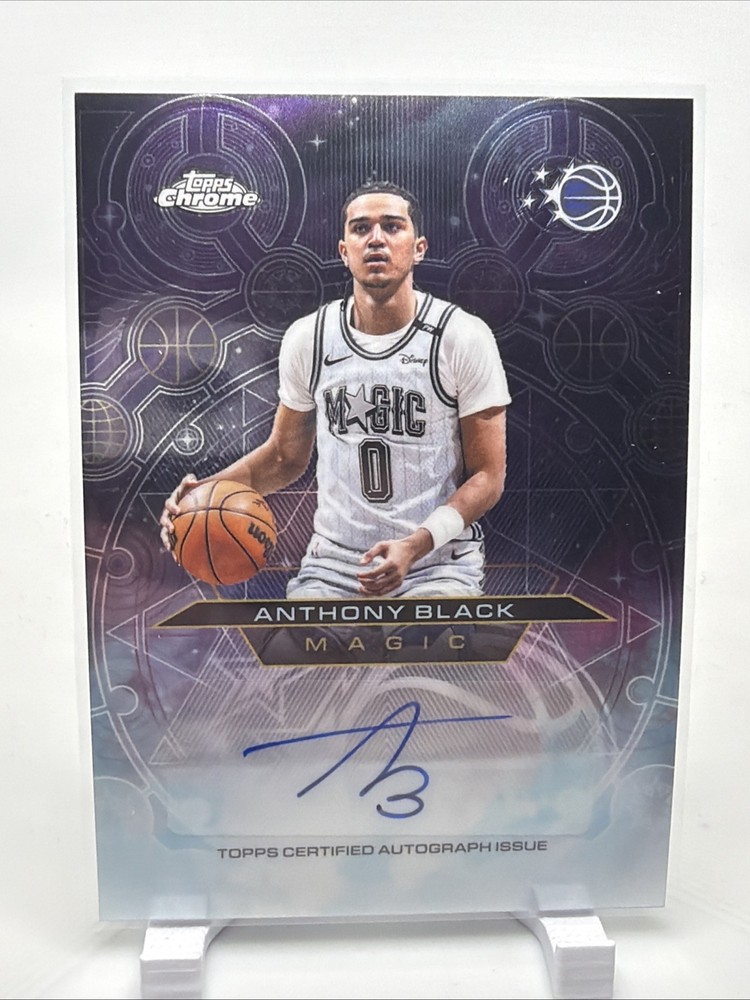 2025-26 Topps Chrome Updates Anthony Black Chromographs Auto #CH-ABL Magic