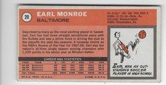 &rsquo;70-&rsquo;71 Topps Earl Monroe HOF #20 VG/EXC