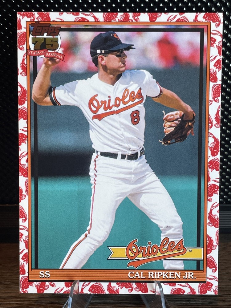 2026 Topps Series 1 Japan Edition • Cal Ripken Jr #T91-87 Koi Fish SP • Orioles