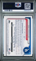 2024 Bowman Chrome Emil Morales #6/10 PSA 10 Black Refractor Sapphire #BDC113