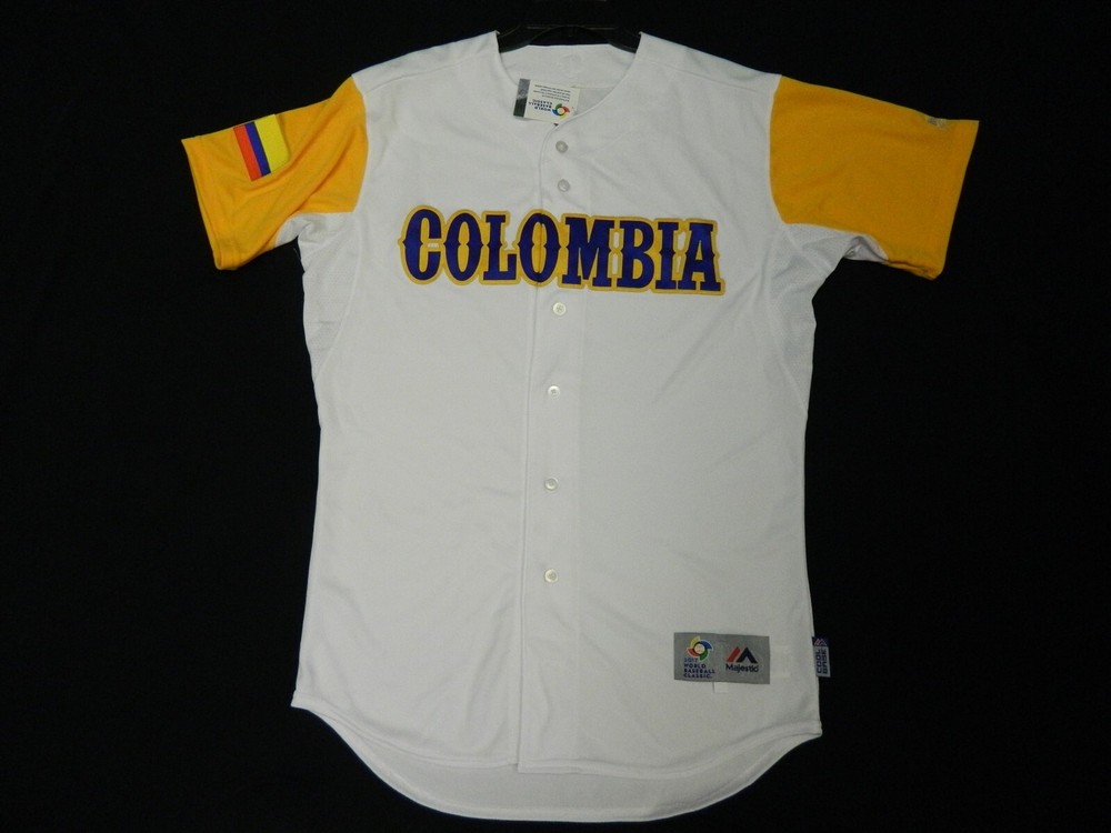Authentic Team Colombia 2017 WBC World Baseball Classic Jersey Reg.$309 White 52