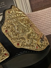3D BIG GOLD HEAVYWEIGHT CHAMPIONSHIP REPLICA BELT CNC HD & 24K GOLD PLATED
