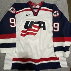 Mike Modano USA Hockey 2002 Olympic IIHF NIKE Jersey Size 56