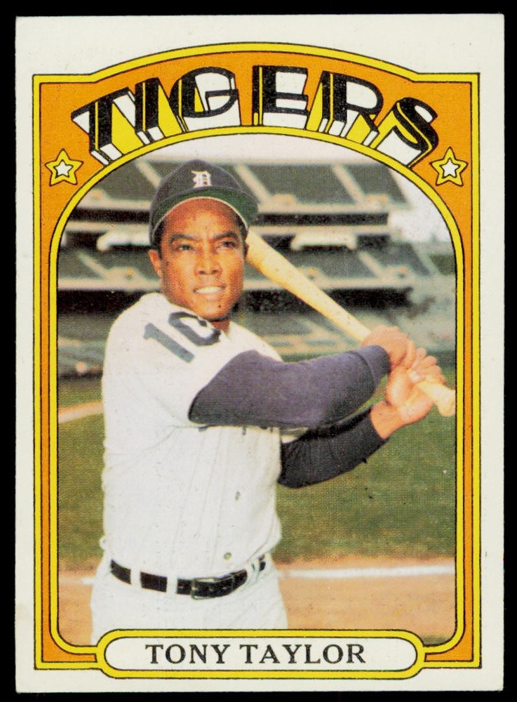 1972 Topps Tony Taylor 511 Detroit Tigers