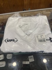 NEW Under Armour DC Defenders XFL USFL White Jersey XL U00032 BR1P