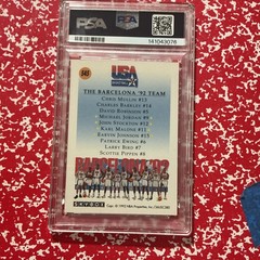 SkyBox 1991 Team USA 2 #545 PSA 8 Graded Olympic Basketball Card Jordan