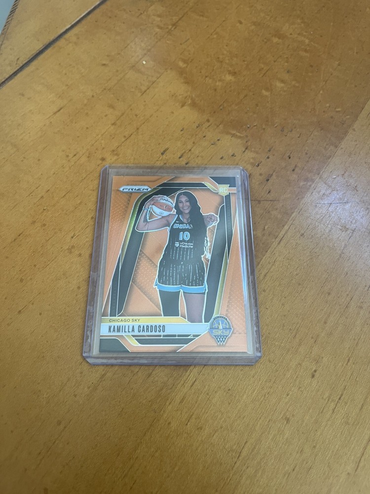 2024 Panini Prizm WNBA – Kamilla Cardoso #149 Orange Prizm /99 (RC)