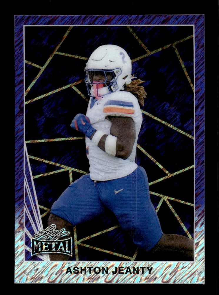 ASHTON JEANTY 2024 LEAF METAL COLLECTIVE PROMOTIONAL SET #90B-1 PURPLE /199