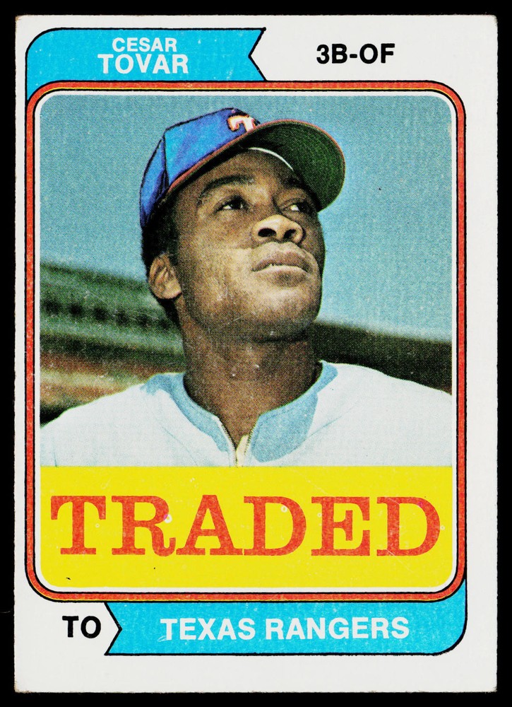 1974 Topps Set-Break #538T Cesar Tovar, Excellent , (HUCK&rsquo;S)