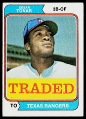 1974 Topps Set-Break #538T Cesar Tovar, Excellent , (HUCK&rsquo;S)