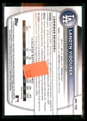 2025 Bowman Draft Paper 1st Landyn Vidourek Dodgers BD-158 5 card lot