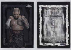 2025 Topps Chrome WWE x Cactus Jack Festival Fury Solo Sikoa #FVF-27 1q3f