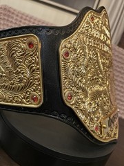 3D BIG GOLD HEAVYWEIGHT CHAMPIONSHIP REPLICA BELT CNC HD & 24K GOLD PLATED