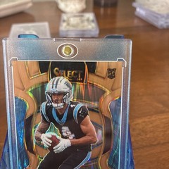 2025 Panini Select-Premier Level Tetairoa McMillan Copper Shock Prizm 584/899