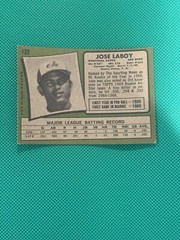 1971 Topps Jose Laboy #132 Montreal Expos