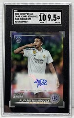 2023 Topps Chrome Stadium Club Alvaro Rodriguez Silver Auto CA-AR SGC 9.5 /10