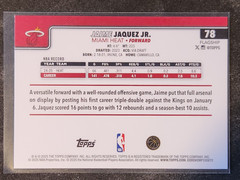 JAIME JAQUEZ JR. 2025-26 Topps NBA Season Tip Off #78 Flagship MIAMI HEAT Mint