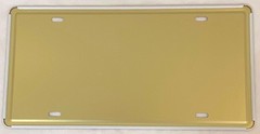 CHICAGO BEARS LICENSE PLATE 12&Prime;X6&Prime; DURABLE METAL: ROLL EDGE 4-DIECAST HOLES