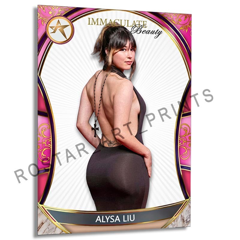 ALYSA LIU Skater Beauty GOF Rostar Limited CUSTOM SP Card ALU1