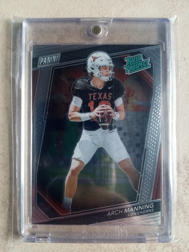 Arch Manning 2023 Panini National VIP Gold No. AM Rated RC TEXAS LONGHORNS!!!