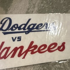 Dodgers Vs Yankees World Series 1977 Pennant MLB