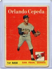 1958 Topps Orlando Cepeda San Francisco Giants RC #343 ⭐️💥🎯 Original