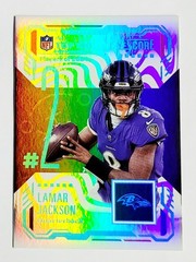 Panini 2025 Score Lamar Jackson The Top 100 Case Hit SP Insert #2 Baltimore