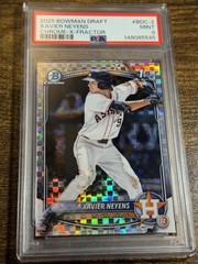 XAVIER NEYENS 2025 Bowman Draft #BDC-2 1st Silver X-Fractor PSA 9