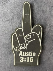 Vintage Stone Cold Steve Austin 3:16 Foam Finger 1997 Original WWE WWF