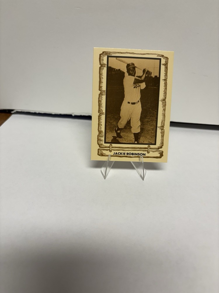 1980 Cramer Sports Baseball Legends Jackie Robinson #15 Brooklyn Dodgers NM
