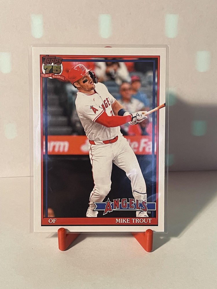 2026 Topps #T91-1 Mike Trout 1991 Topps Baseball 35th