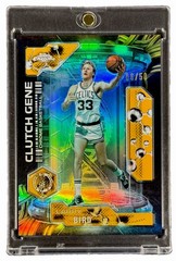 Larry Bird 2025-26 Topps Chrome Update Clutch Gene True Gold Refractor /50 CG-23