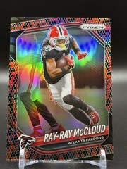 2025 Prizm Ray-Ray McCloud #34 Snakeskin Prizm SSP COLOR MATCH – Atlanta Falcons