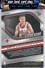 2024-25 Panini Prizm Black Red Power Prizms #292 Steve Kerr #/75 Chicago Bulls