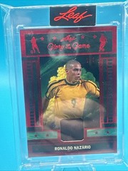 Ronaldo Nazario 2026 Leaf Glory of The Game /5 Game Used Patch
