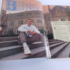 The Sporting News College Basketball 88-89 Stacey King Mookie Blaylock W/Foldout