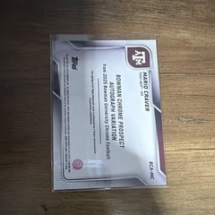 Topps Bowman University Chrome 2025 Mario Craver Texas A&M RC Auto BCA-MC