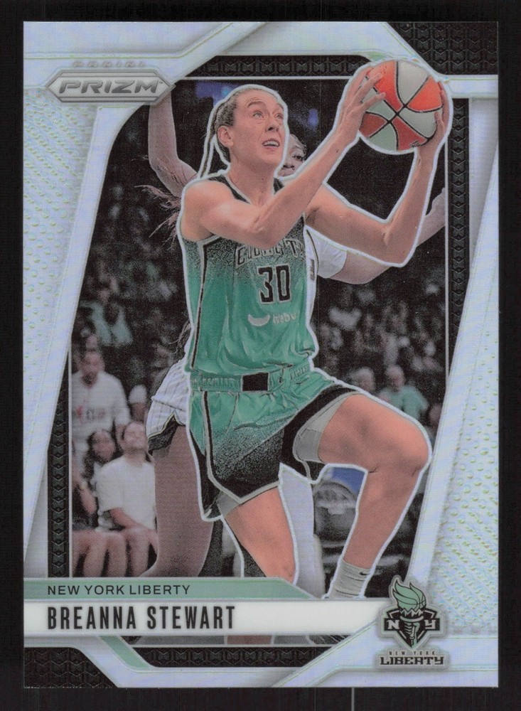 2024 Panini Prizm WNBA #99 Breanna Stewart Silver Prizms