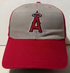 Fan Favorite Los Angeles Angels Adjustable Hat Cap Red/Gray Cotton