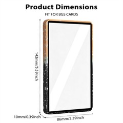 20PCS For BGS Graded Card Magnetic Metal Slab Protector Display Case Holder