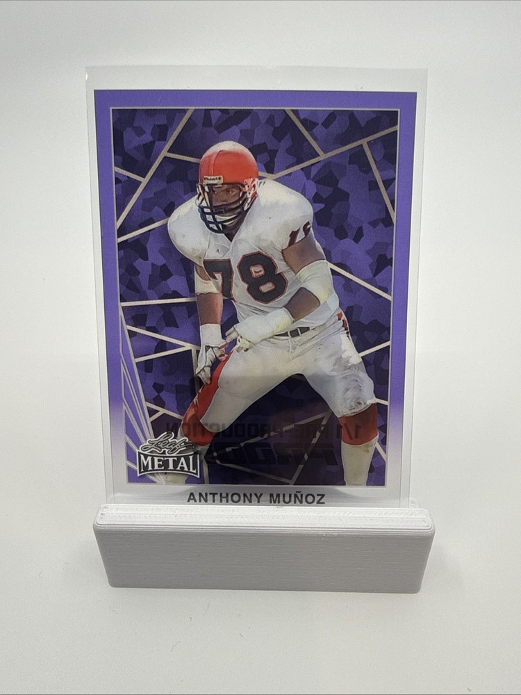 Anthony Munoz 2024 Leaf Collective Multi-Sport Metal Purple 1/1 Pre-Production