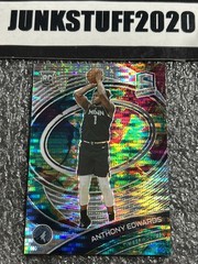 2020-21 Spectra Anthony Edwards /99 Rc Celestial Prizm holo SP #101 (RC) Rookie