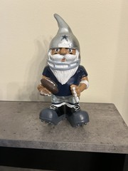 Forever Collectibles Dallas Cowboys NFL Football Gnome Blue Silver White Black