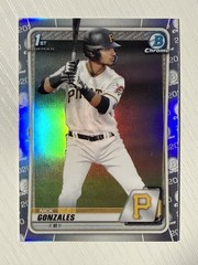 Nick Gonzales 2020 Bowman Draft Chrome Prospects Refractor #BD-81 Pirates