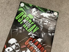AEW Dynamite Will Ospreay vs Claudio Castagnoli 12&Prime;x18&Prime; Limited Poster [9 of 10]
