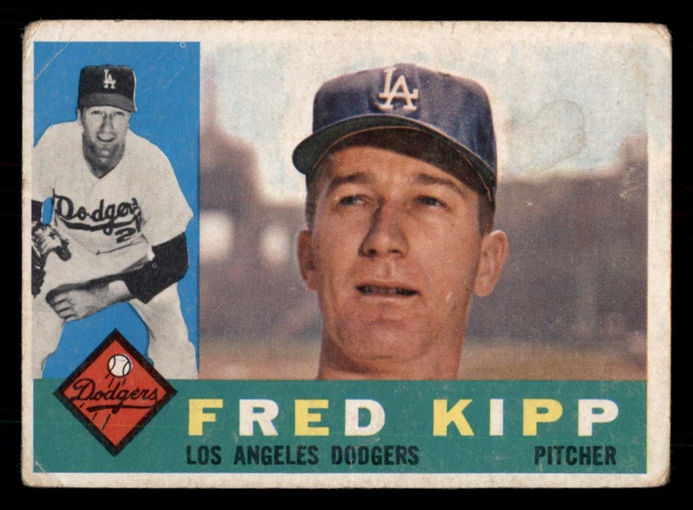 1960 Topps – Fred Kipp #202 PR (Filler)