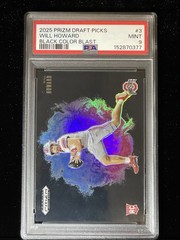 2025 Prizm Draft Picks #3 Will Howard Black Color Blast RC *HOT POP SP*