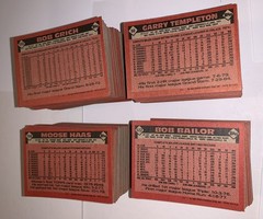 1986 Topps Original Vintage Baseball Cards Minor Stars Rookies Commons Lot x 510